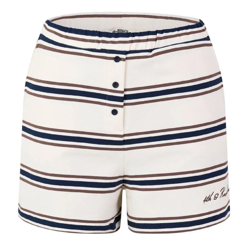 4th And Reckless Womens/Ladies Emily Fleece Shorts / Multicolored